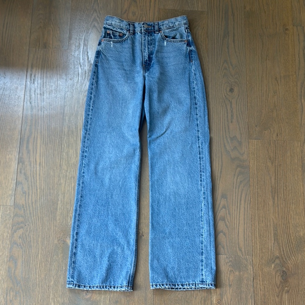 Dr. Denim Women's Straight Leg Blue Jeans